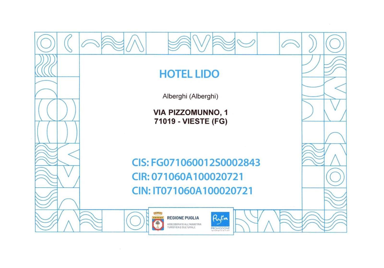 Hotel Lido В'єсте Екстер'єр фото